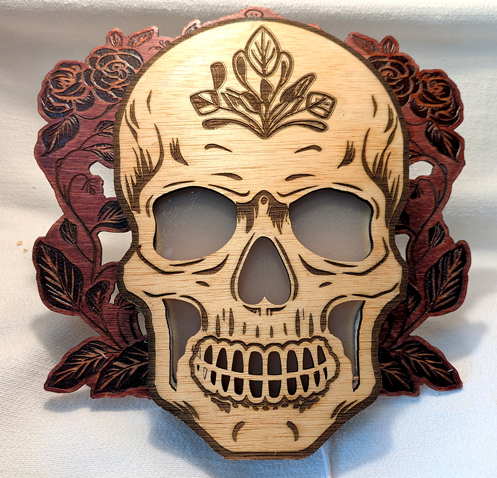 View 2 of Skull light